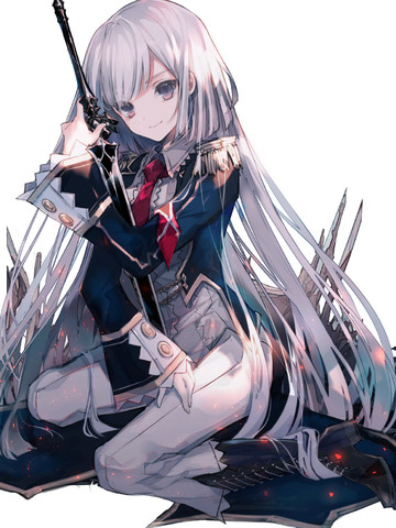 被死神养育的少女胸前怀抱漆黑之剑